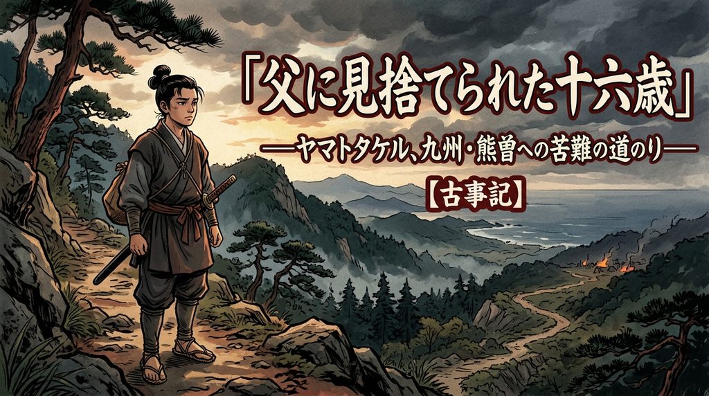 「父に見捨てられた十六歳」のイメージ(AI生成イラスト)