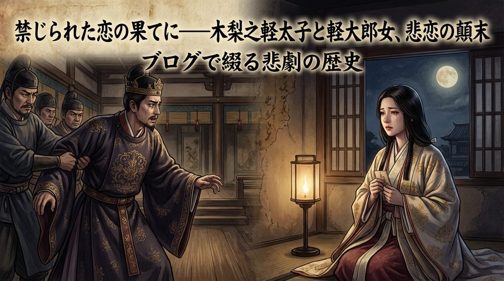 「禁じられた恋の果てに」のイメージ(AI生成イラスト)