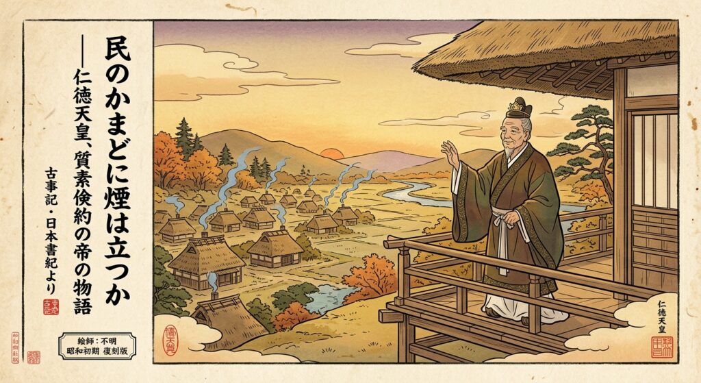 「「民のかまど」に煙は立つか」のイメージ(AI生成イラスト)